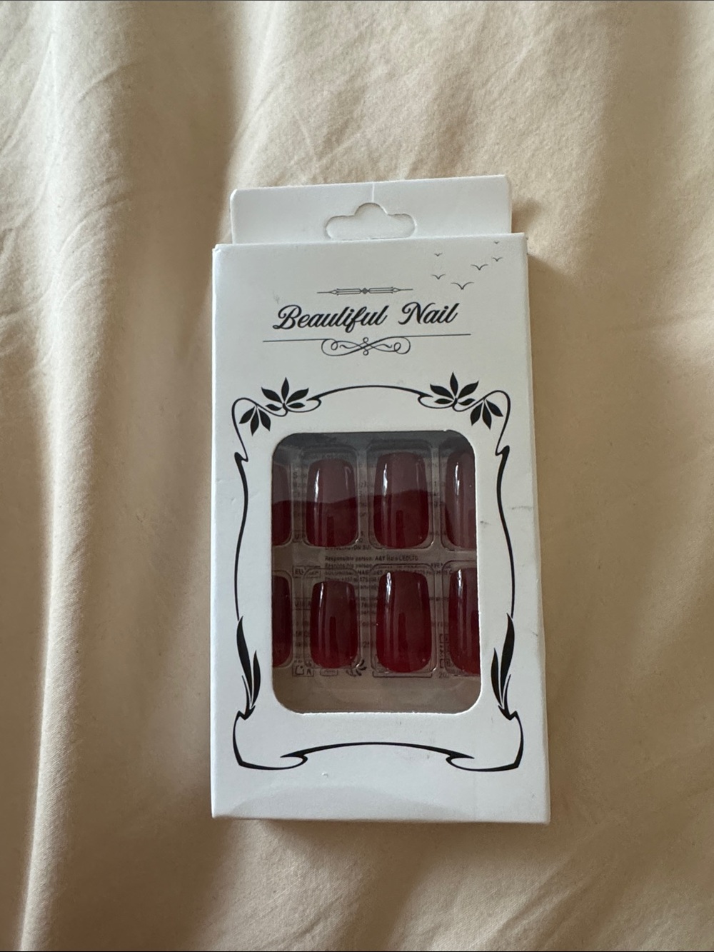 Beautiful Nail Red Press-On Nails